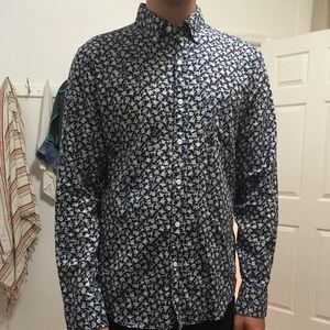 Large J Crew men’s floral shirt
